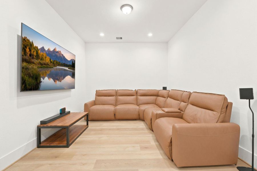 Furnished interior view inside a new home in , New Waverly (Image 31).