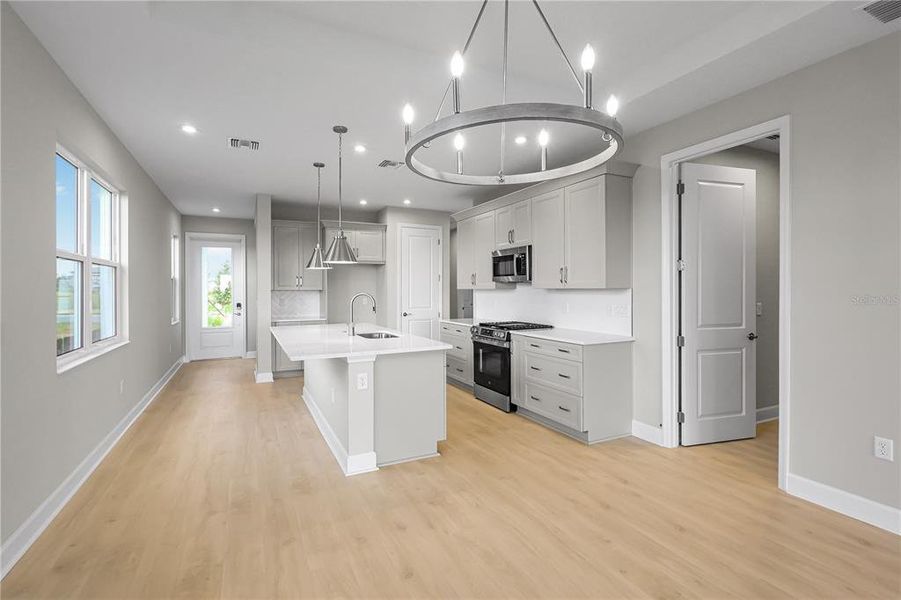 Furnished interior view inside a new home in Cresswind at Lake Harris, Tavares (Image 9).