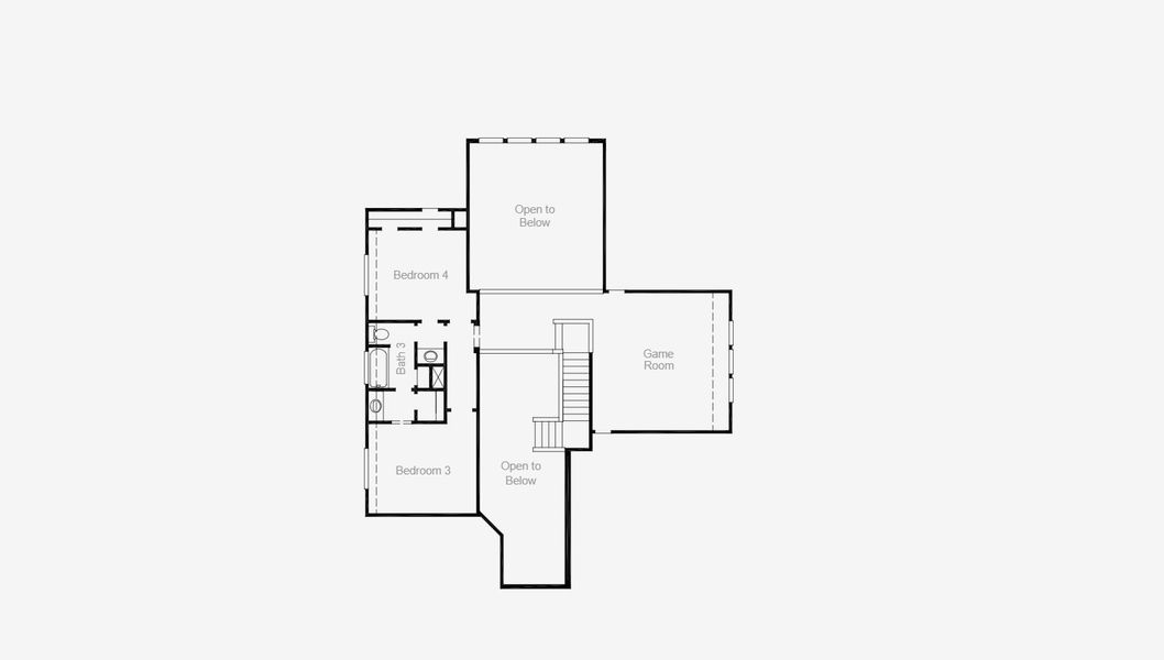 2D floor plan layout for the Lumberton by Coventry Homes in Valencia 60', Manvel, TX (Image 1). 2D floor plan layout for the Lumberton by Coventry Homes in Valencia 60', Manvel, TX (Image 1).