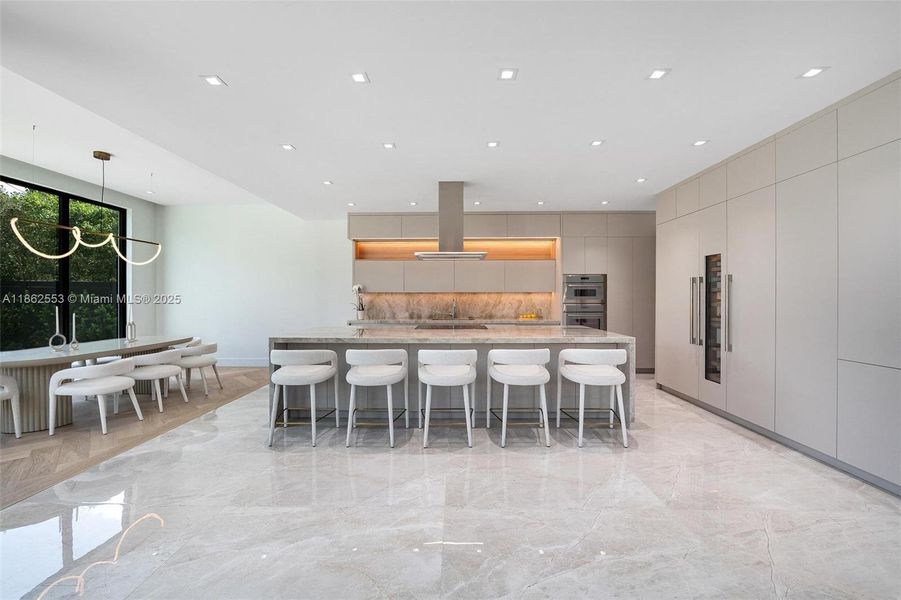 Furnished interior view inside a new home in , Miami (Image 10).