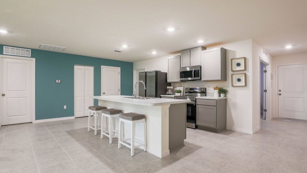 Representative furnished interior of a home built from the Iris by Maronda Homes in Labelle, Labelle (Image 7).