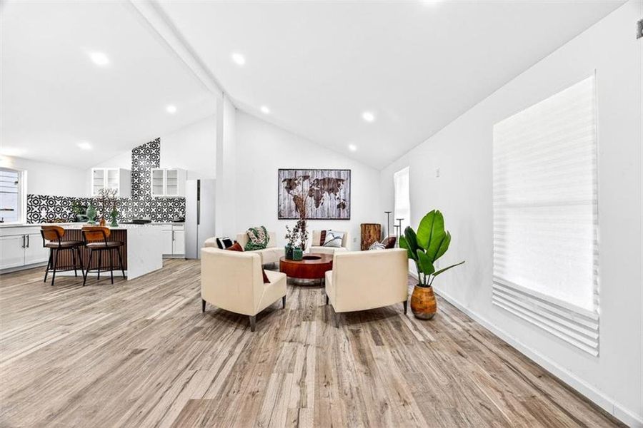 Furnished interior view inside a new home in , Atlanta (Image 10).