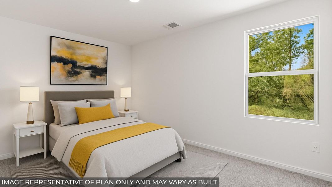 Furnished interior view inside a new home in William Trails, Willis (Image 5). Furnished interior view inside a new home in William Trails, Willis (Image 5).