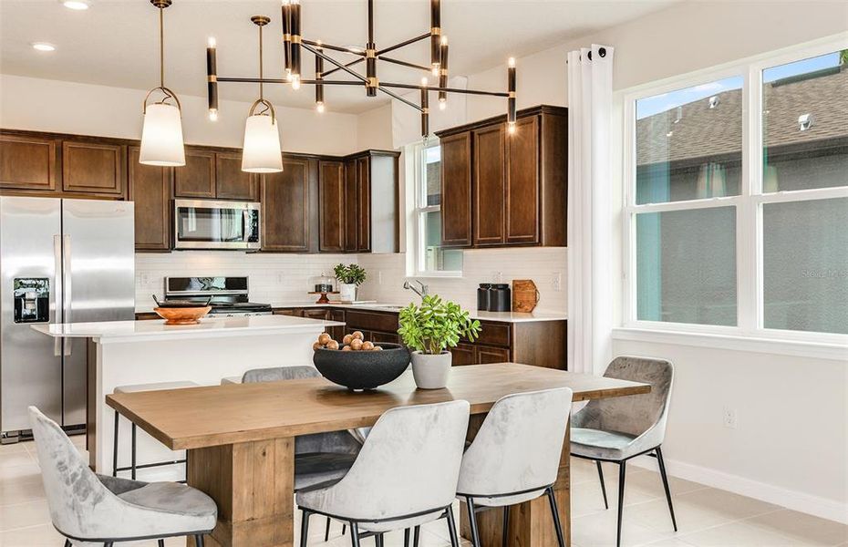 Furnished interior view inside a new home in , Parrish (Image 5).