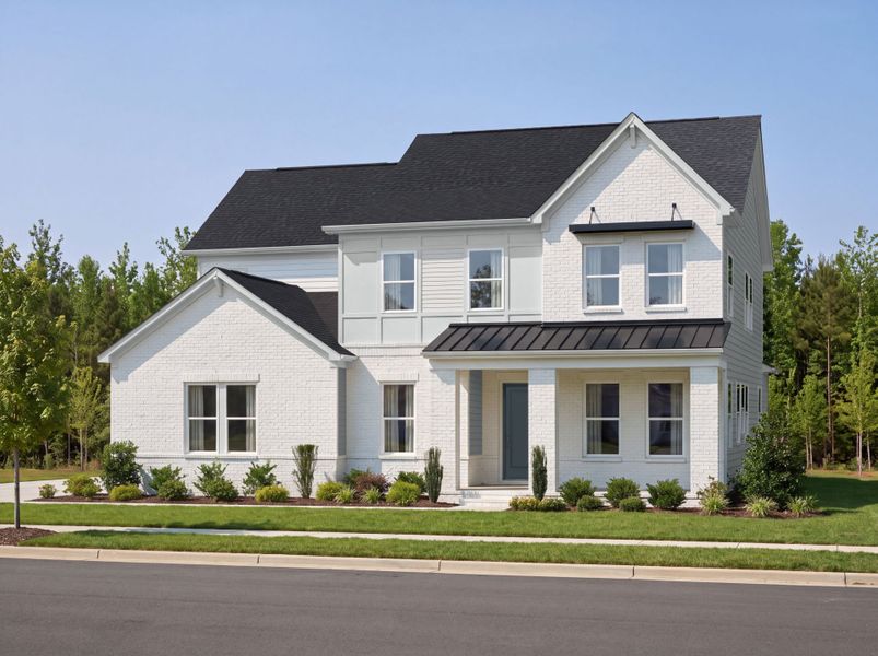 Representative exterior photo of a completed home built from the Oakhurst by John Wieland in Iverly, Canton, GA (Image 11). Representative exterior photo of a completed home built from the Oakhurst by John Wieland in Iverly, Canton, GA (Image 11).