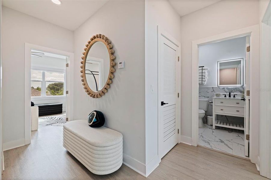 Furnished interior view inside a new home in , Tampa (Image 30).