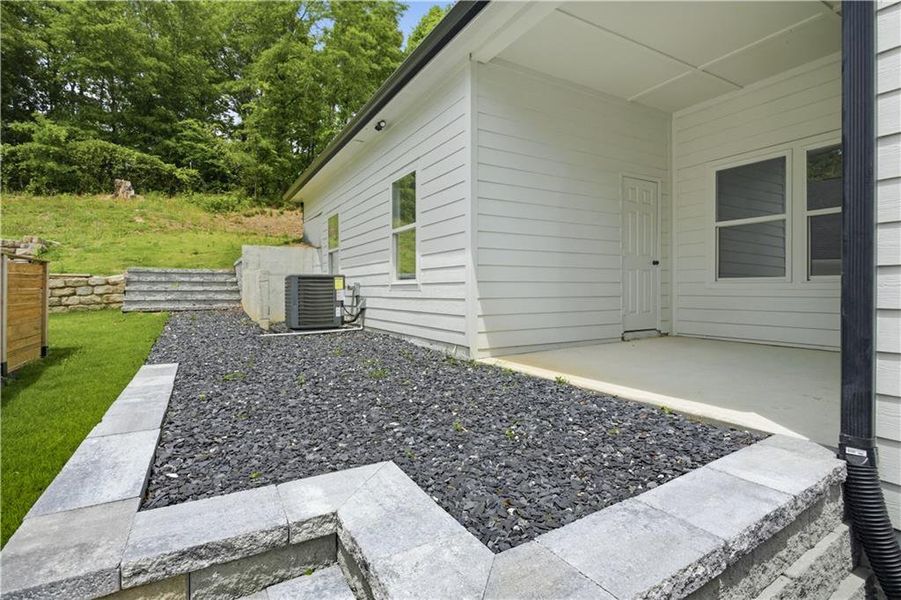 Exterior details and patio area of a home in , Smyrna (Image 19). Exterior details and patio area of a home in , Smyrna (Image 19).