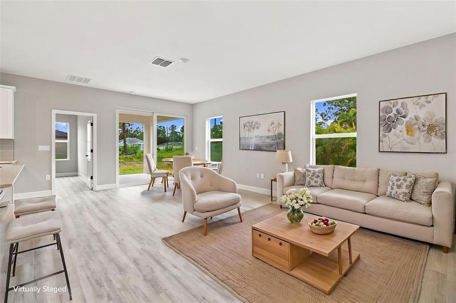 Furnished interior view inside a new home in , North Port (Image 6).
