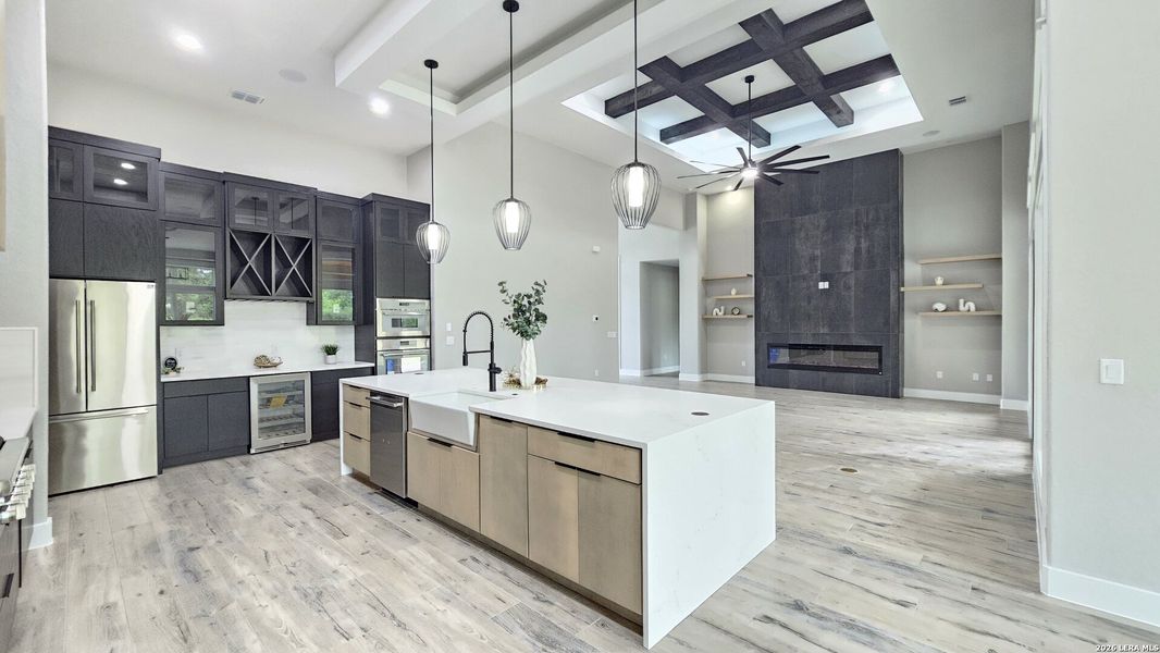 Furnished interior view inside a new home in , New Braunfels (Image 5).