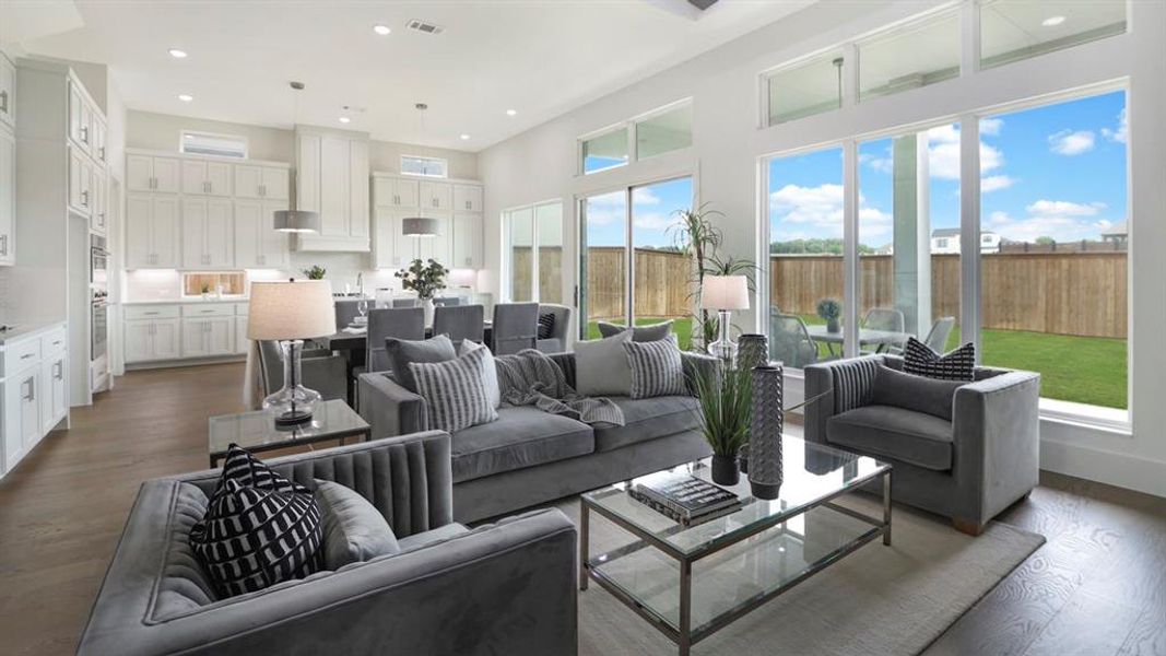 Furnished interior view inside a new home in Rio Vista at Kelly Ranch, Aledo (Image 8).
