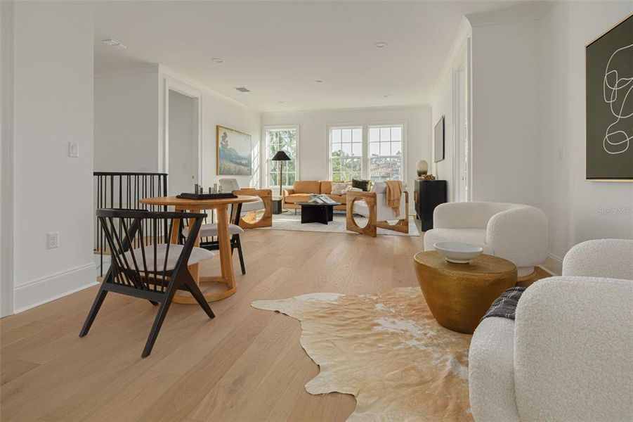 Furnished interior view inside a new home in , St. Petersburg (Image 16).