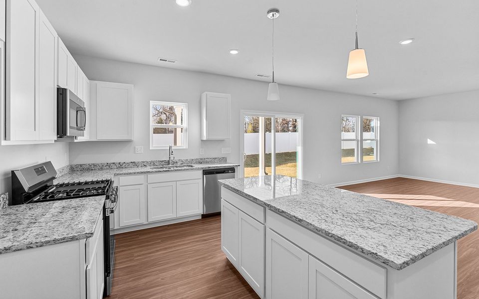 Furnished interior view inside a new home in Hanes Lake, Winston-Salem (Image 9).
