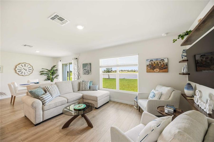 Furnished interior view inside a new home in Central Parc, North Port (Image 41).