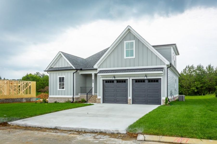 Representative exterior photo of a completed home built from the Ivy Springs by Riverstone Construction, LLC in Faith View, Ooltewah, TN (Image 31). Representative exterior photo of a completed home built from the Ivy Springs by Riverstone Construction, LLC in Faith View, Ooltewah, TN (Image 31).
