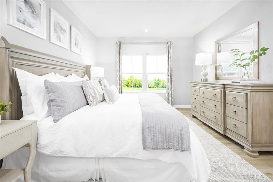 Representative furnished interior of a home built from the Alberti Ranch by Ryan Homes in Albemarle, Hertford (Image 28).