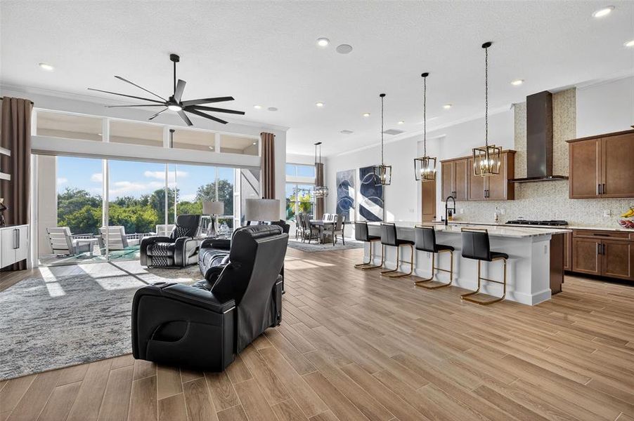 Furnished interior view inside a new home in , Apollo Beach (Image 9).