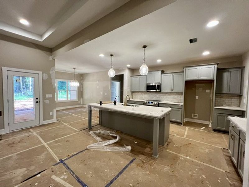 In-progress construction of a new home in Hammett Woods, Hogansville, GA (Image 8).