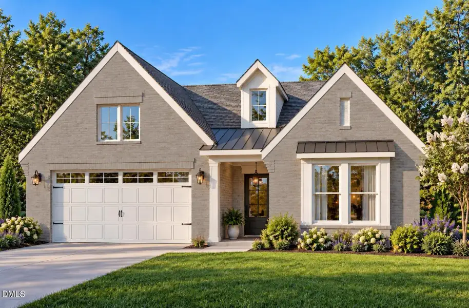 Front exterior of a new home in Kennebec Crossing, Angier, NC, highlighting curb appeal (Image 1). Front exterior of a new home in Kennebec Crossing, Angier, NC, highlighting curb appeal (Image 1).