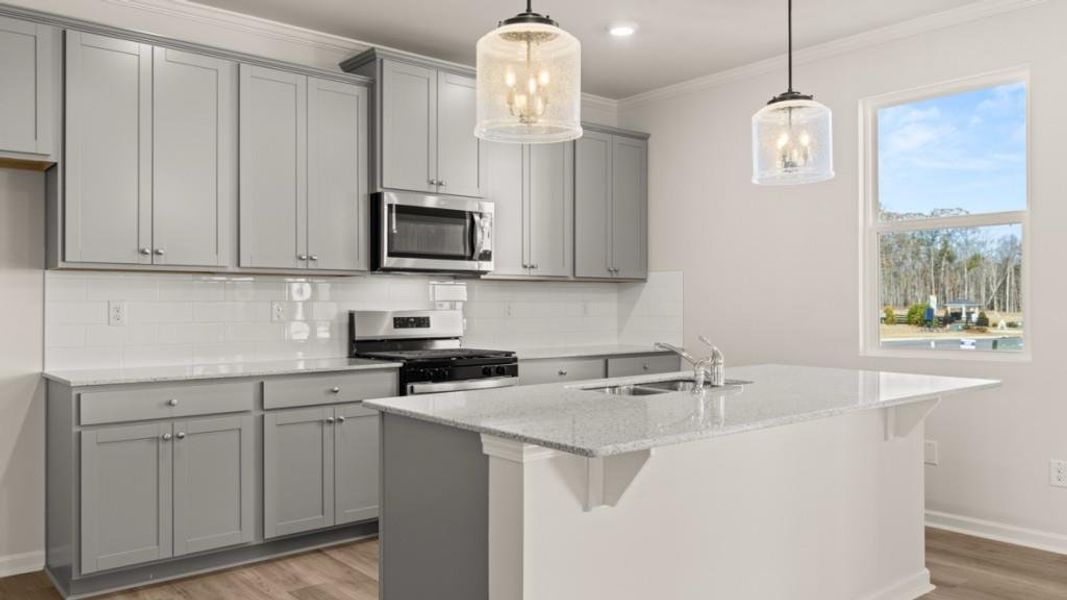 Furnished interior view inside a new home in Fairway 17 at Mirror Lake, Villa Rica (Image 11).