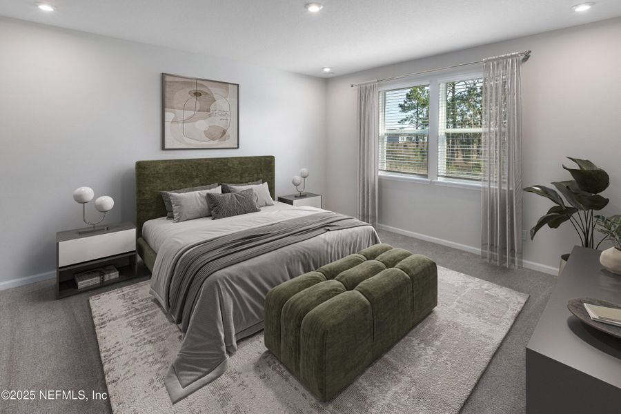 Furnished interior view inside a new home in Lakes at Bella Lago, Green Cove Springs (Image 15).