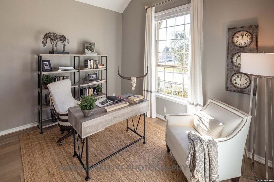 Furnished interior view inside a new home in Davis Ranch, San Antonio (Image 20).