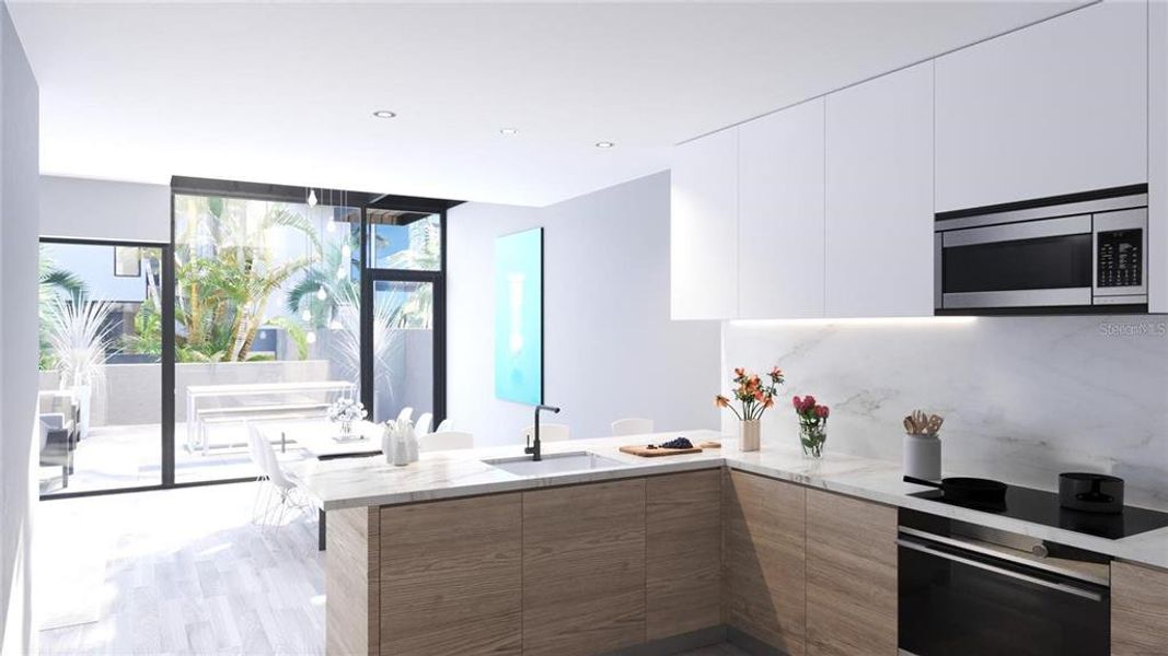 Furnished interior in a model home at Bath and Racquet Residences and Club in Sarasota (Image 6).