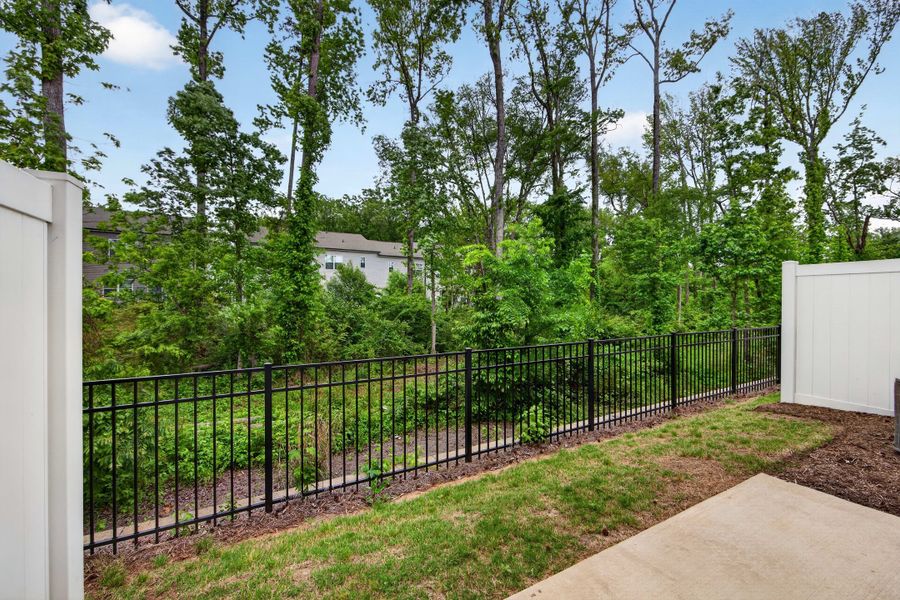Exterior details and patio area of a home in Fifteen 15 Cannon, Charlotte (Image 19). Exterior details and patio area of a home in Fifteen 15 Cannon, Charlotte (Image 19).
