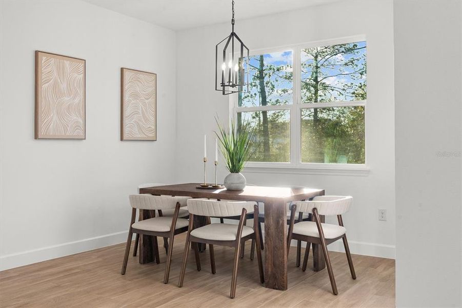 Furnished interior view inside a new home in , Orlando (Image 38).