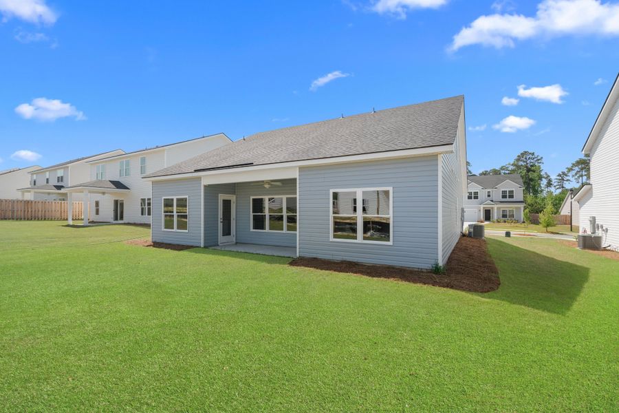 Exterior details and patio area of a home in Belair East, Statesboro (Image 19).