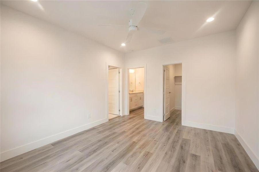 Quiet primary bedrooms on third Quiet primary bedrooms on third