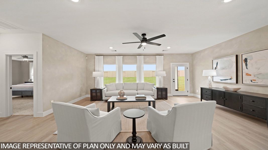 Furnished interior view inside a new home in Sunterra Lakes, Brookshire (Image 10).