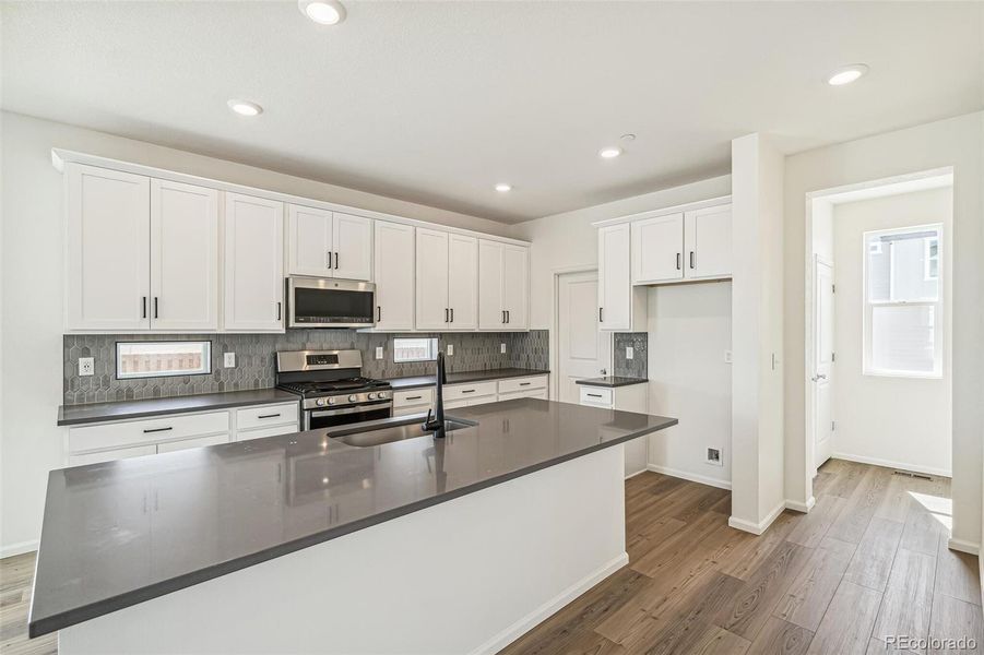 Furnished interior view inside a new home in , Commerce City (Image 14).