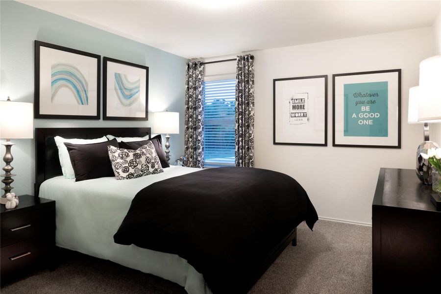 Furnished interior view inside a new home in Meadowlark Preserve, Pflugerville (Image 6).