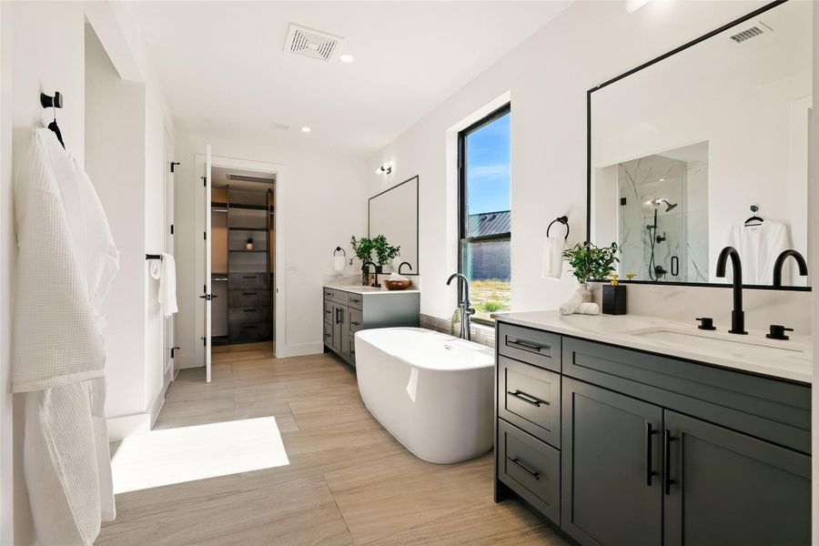 Furnished interior view inside a new home in , Georgetown (Image 19). Furnished interior view inside a new home in , Georgetown (Image 19).