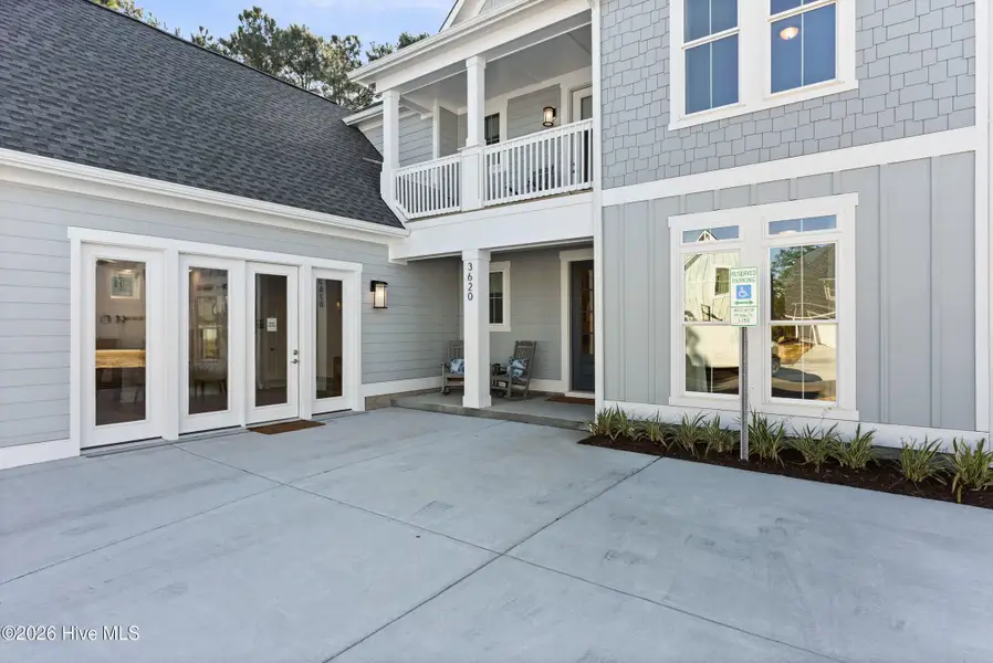 Exterior details and patio area of a home in East & Mason, Wilmington (Image 3). Exterior details and patio area of a home in East & Mason, Wilmington (Image 3).