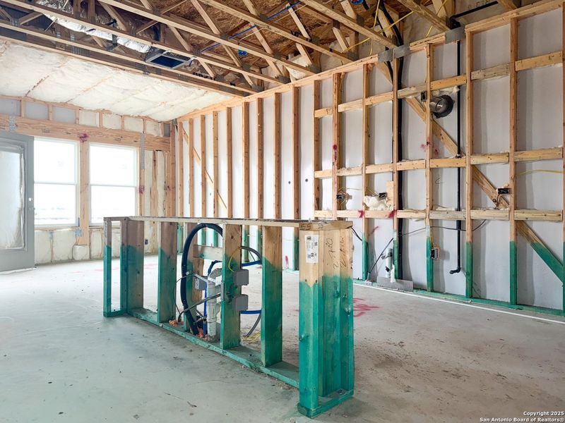 In-progress construction of a new home in Cordova Trails, Seguin, TX (Image 17).