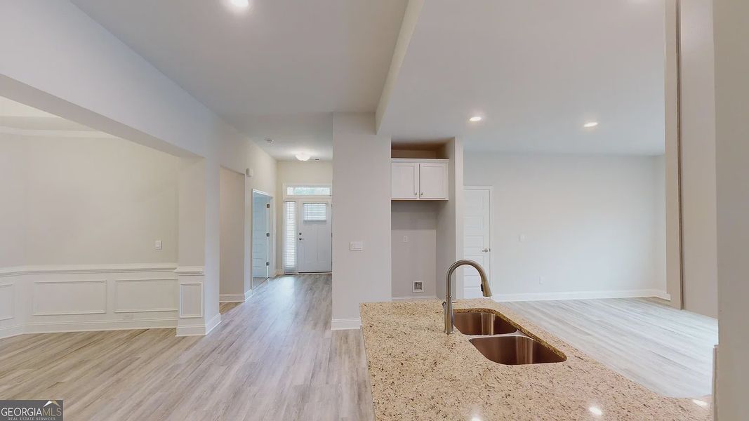 Furnished interior view inside a new home in Holliday Pass, Griffin (Image 7).