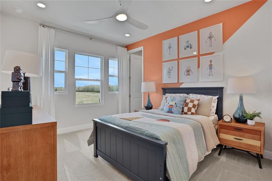 Furnished interior view inside a new home in Angeline, Land O' Lakes (Image 34).