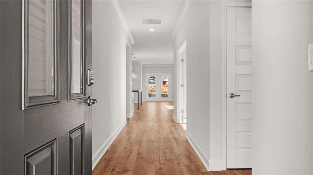 Spacious, unfurnished interior of a new home in Oak Ridge Meadows - Active Adult, Locust Grove (Image 17).