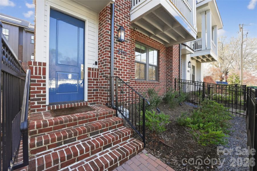 Exterior details and patio area of a home in , Charlotte (Image 4). Exterior details and patio area of a home in , Charlotte (Image 4).