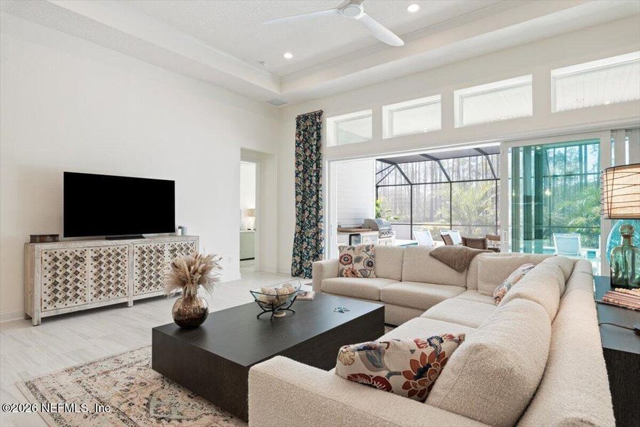 Furnished interior view inside a new home in , Ponte Vedra (Image 18).