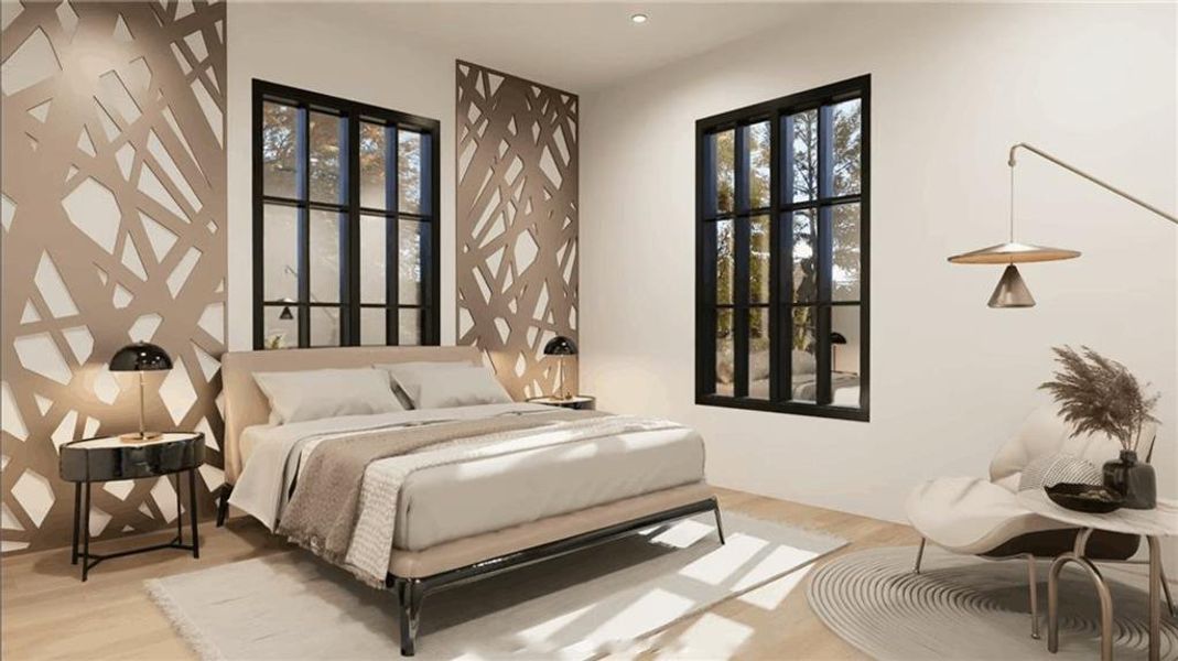 Furnished interior view inside a new home in , Fairburn (Image 23).