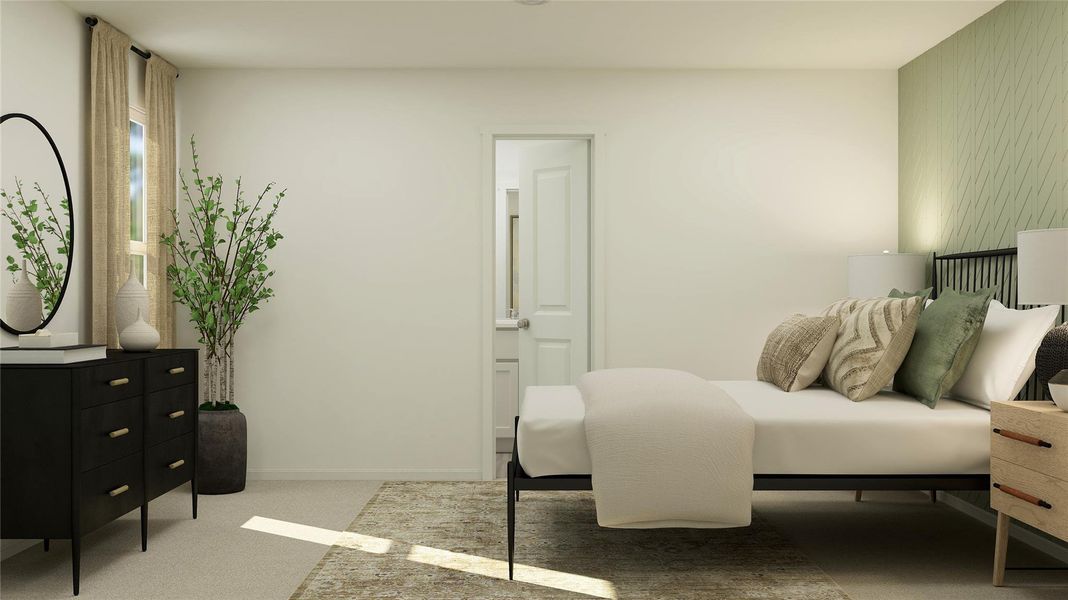 Furnished interior view inside a new home in Sila, Huffman (Image 13).