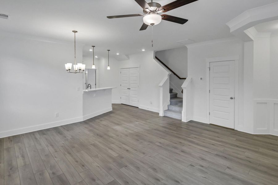 Spacious, unfurnished interior of a new home in Lake Carolina Townhomes, Columbia (Image 19).