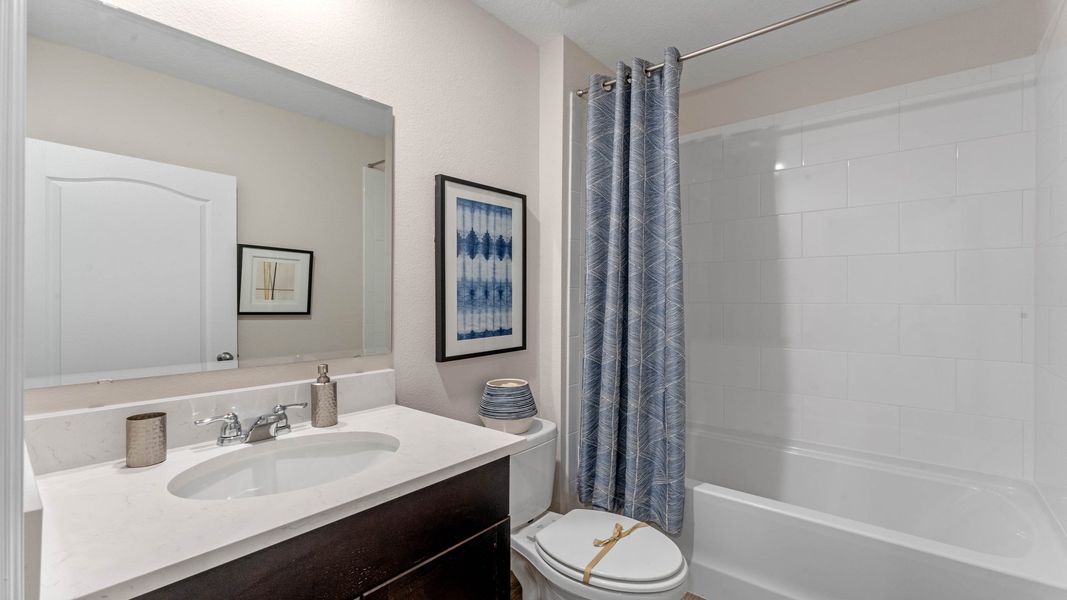 Furnished interior view inside a new home in Harmony West, St. Cloud (Image 27).