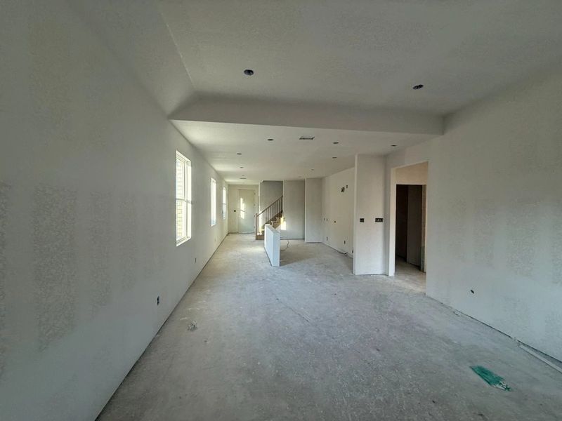 In-progress construction of a new home in La Cima, San Marcos, TX (Image 12).