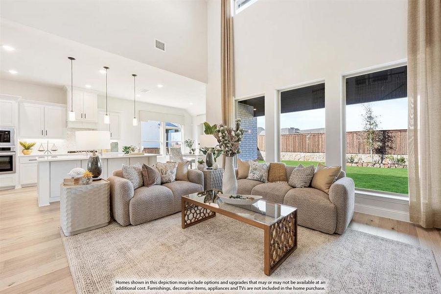 Furnished interior view inside a new home in Liberty, Melissa (Image 9).
