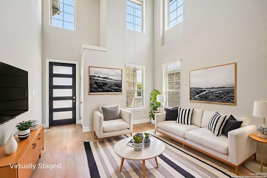 Furnished interior view inside a new home in Comanche Ridge, San Antonio (Image 13). Furnished interior view inside a new home in Comanche Ridge, San Antonio (Image 13).