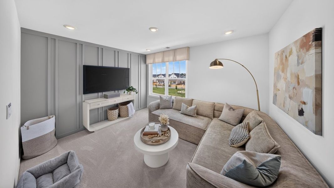 Furnished interior view inside a new home in Westport, York (Image 34).