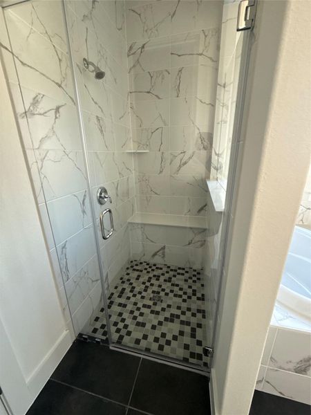 Walk-in Shower in Primary Bath